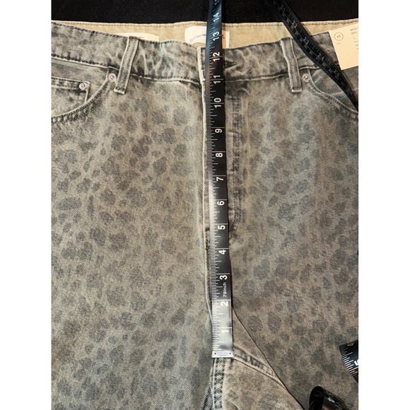 Leopard Print Gray Jeans - Picture 10 of 16